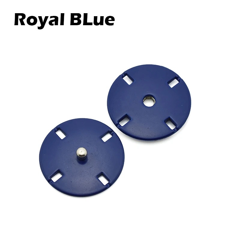 5Pcs 10-25mm Black Color Metal Snap Button for Clothing DIY Coat Buttons for Clothes Sewing Applications Accessories - Цвет: Royal Blue