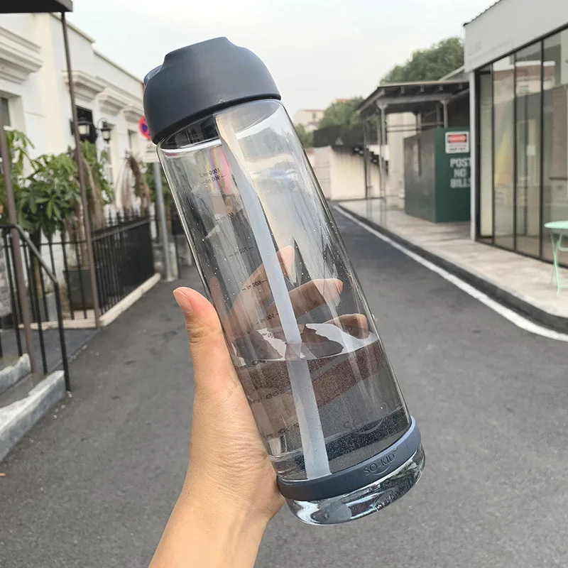 

Large Capacity Straw Sports Water Bottles With Handle BPA Free Protable Healthy Plastic Outdoor Travel Bottle My Drink Bottles