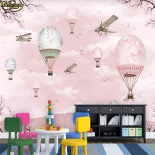Cheap beibehang Custom wallpaper mural cartoon hot air balloon background wall papers home decor papel de parede wall paper Cheap beibehang Custom wallpaper mural cartoon hot air balloon background wall papers home decor papel de parede wall paper