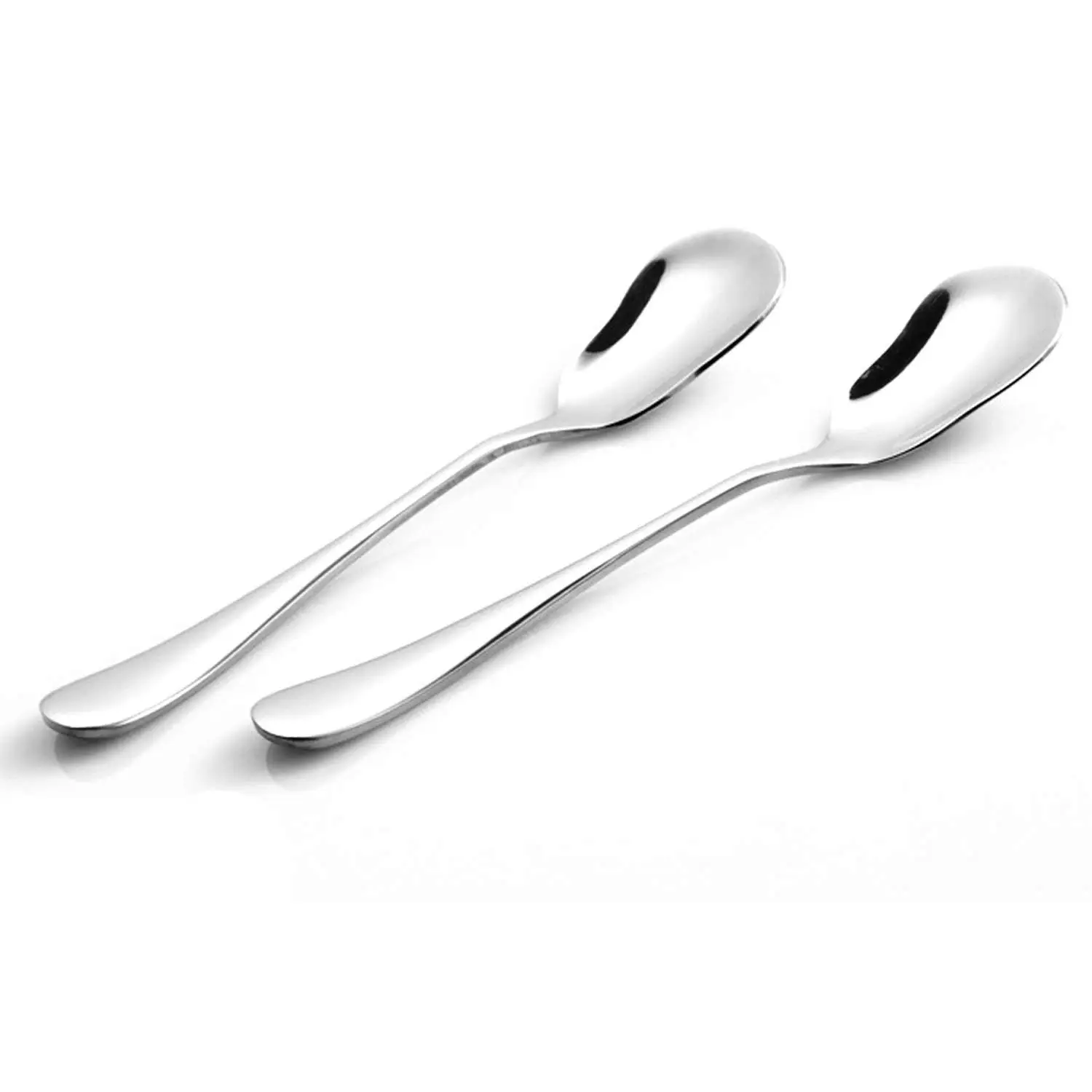 5.3-inch Stainless Steel Ice Cream Sugar Spoon Scoop Flatware Silverware Cutlery Tableware Set Dishwasher Safe