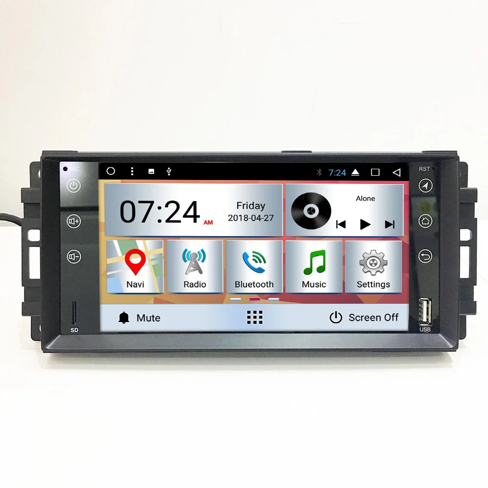 Android 7.1 2 Din 7 Inch Car DVD Player For Jeep/wrangler/patriot