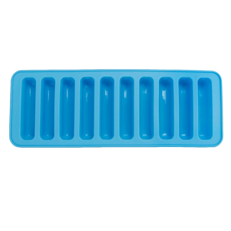 Tenske ice tray Silicone Cylinder Ice Cube Tray Freeze Mould Pudding Jelly Chocolate Mold Maker