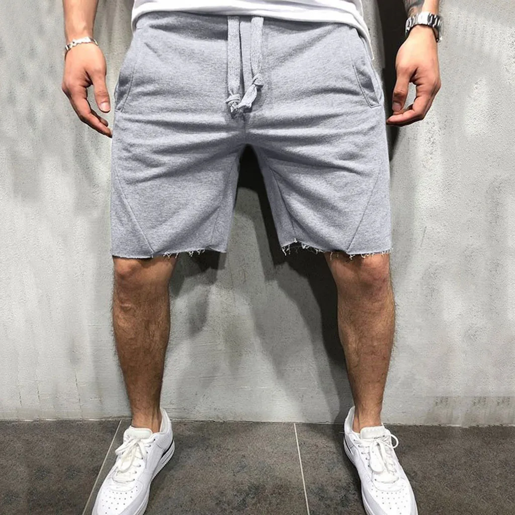Fashsiualy бермуды masculina Модные мужские повседневные спортивные шорты штаны брюки шорты мужские