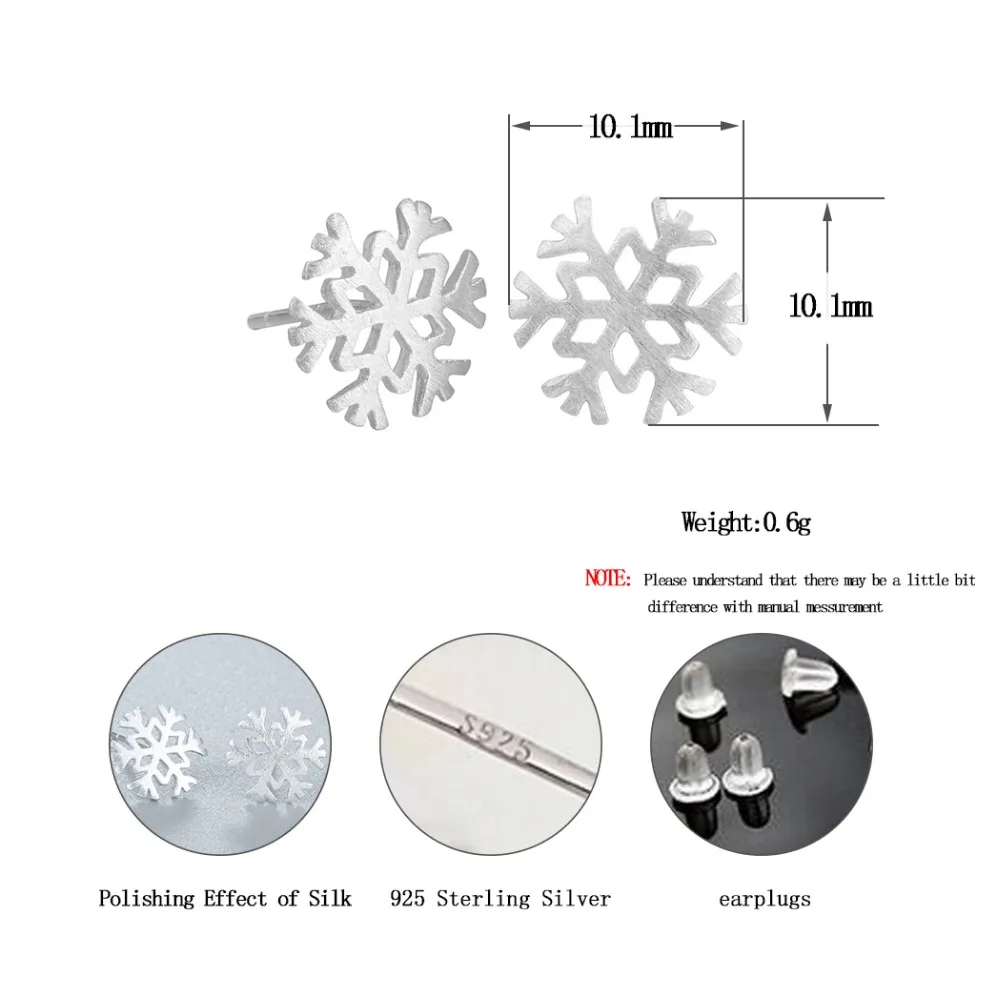 Женские вечерние Ги гвоздики в виде снежинок|earing jewelry|snowflake stud earringsfashion earrings |