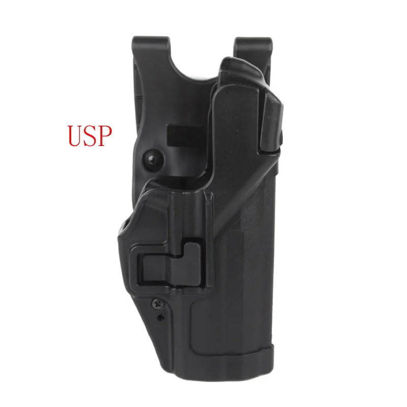 Тактический уровень 3 замок правая рука пояс кобура для M9/Glock/Кольт 1911/M& P 9 мм/P226 серии ружьё модель - Цвет: USP