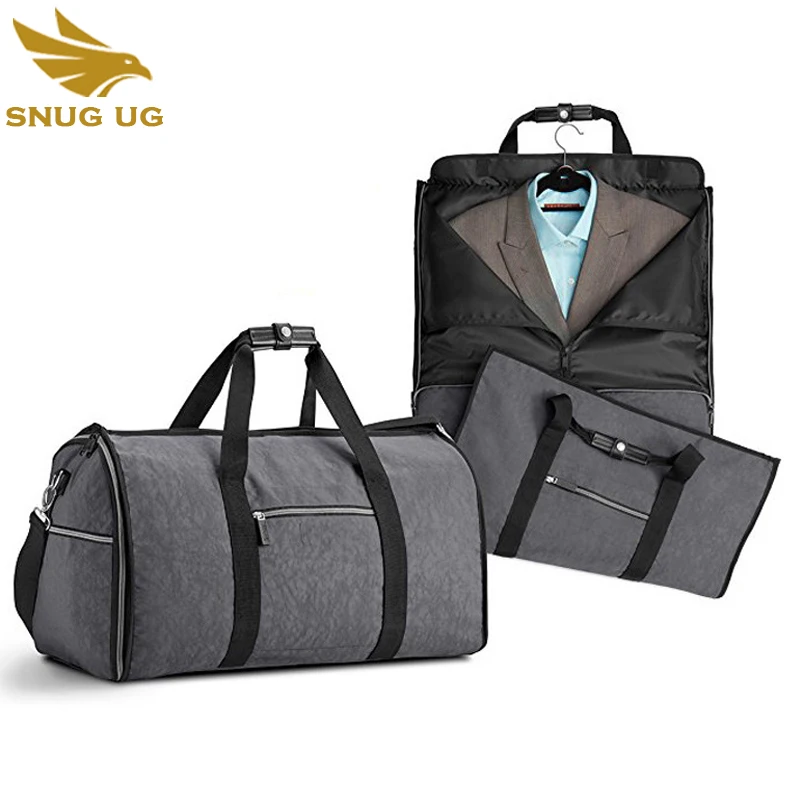 Waterproof Zipper Garment Bag Suit Bag Durable Men Business Trip Travel
