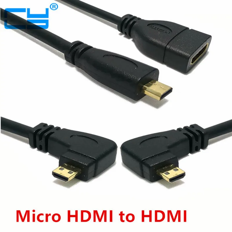 Buy Up & Down & Left & Right Angled Gold Plated Micro