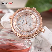Часы женские Longbo модный бренд роскошный керамический браслет Аналоговые женские наручные часы водные Часы Relogio Feminino Montre Femme