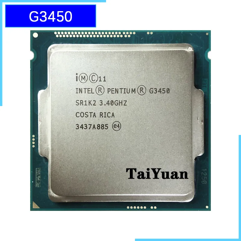 

Intel Pentium G3450 3.4 GHz Dual-Core CPU Processor 3M 53W LGA 1150