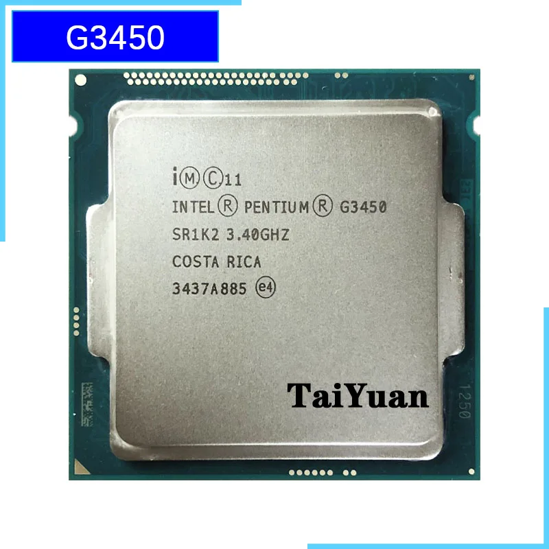 Intel Pentium G3450 3.4GHz 3MB Cache Dual Core Socket 1150 CPU Processor SR1K2 