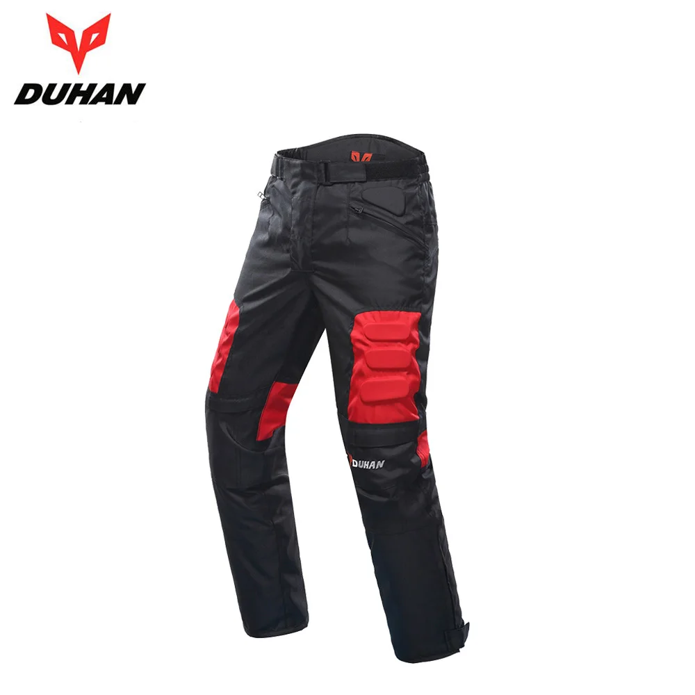 DUHAN мотоциклетные штаны Для мужчин Мотокросс брюки Pantalon мото мотоцикл защиты