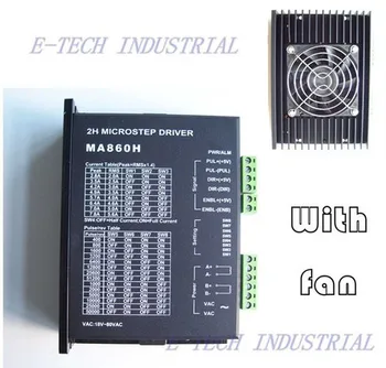 

MA860H CNC Stepper Motor Driver Board Controller For NEMA 23/34/42 2.0-7.8A AC18-80V or DC24-110V 2/4 Phase