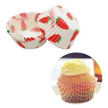 100 шт./партия, кухонные инструменты, термостойкие Бумажные Формочки для капкейков из гофрированного картона, для выпечки, кухонные капкейки, форма для торта