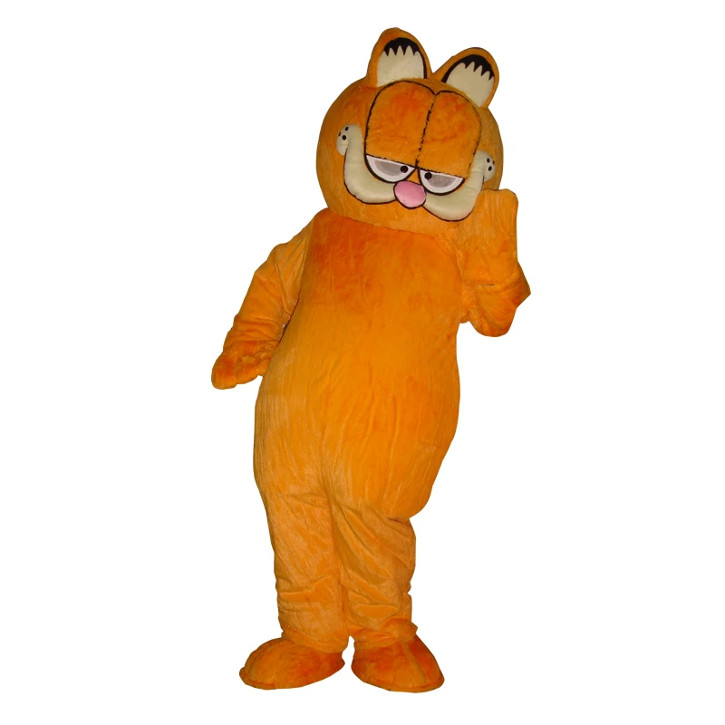 

Usine directe vente Garfield Cat Costume De Mascotte CostumeTaille Adulte Animal hommes Costumes livraison gratuite