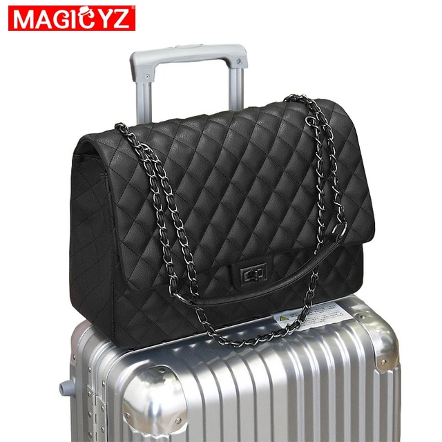 2018 Luxury Brand Women Plaid Bags Oversized Travel Bag Quilted 2018 Luxury Brand Women Plaid Bags Oversized Travel Bag Quilted Handbags Designer Leather Messenger Chain