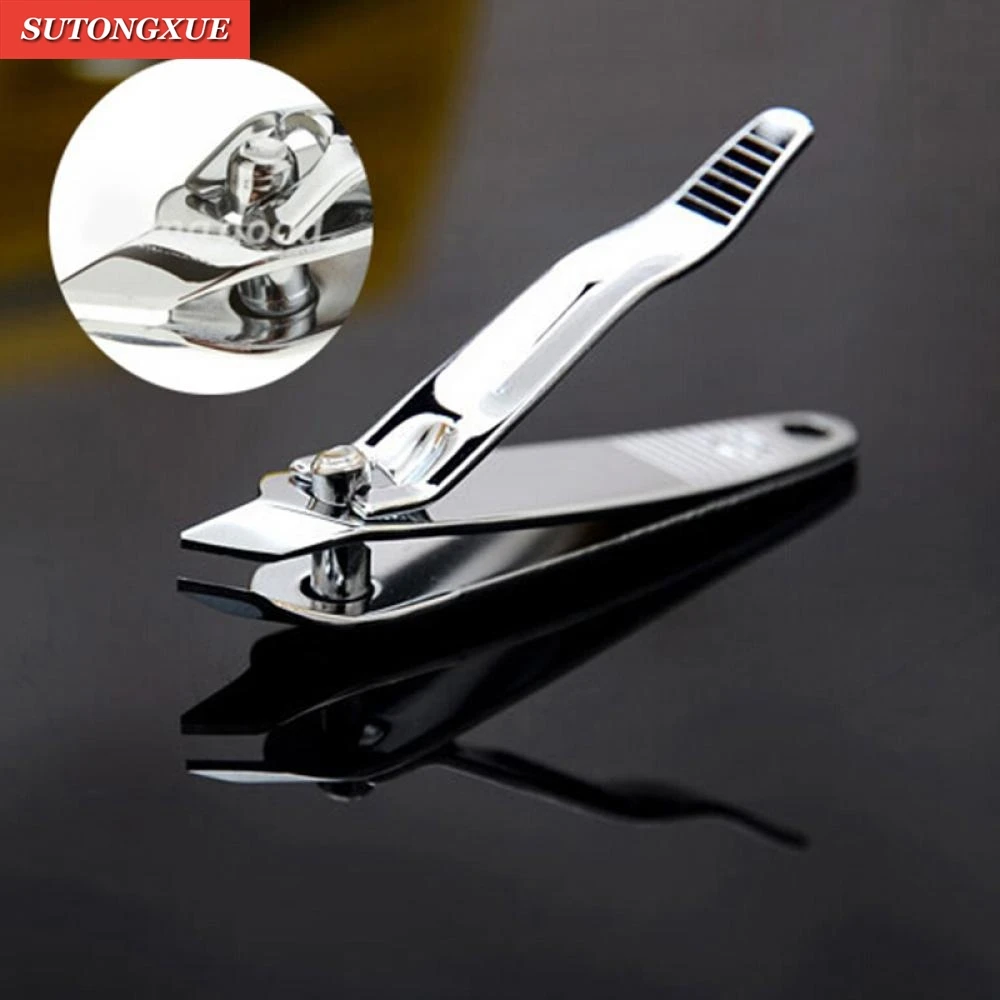 

Silver Hand Slant Edge Finger Nail Clipper Pedicure Manicure Trimmer Cutter Tool
