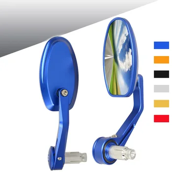 

Motorcycle mirrors scooter accessories rear view mirrors for Yamaha FZ6 1 MT-07 09 XJ6 t-max500 530 KTM 85 125KX 390 cafe racer