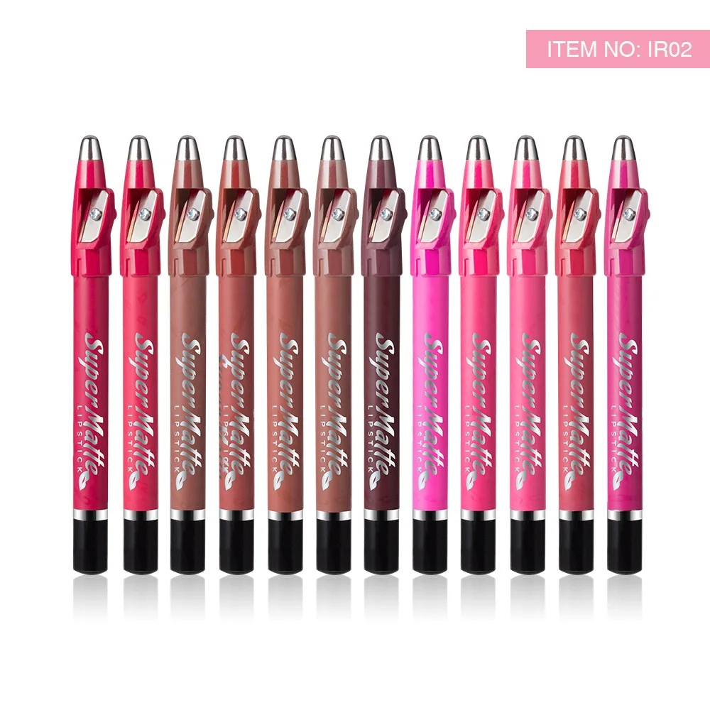 

Menow 1 pcs Multicolor Lip Liner Pencil super matte Lip Makeup Waterproof Colorful Cosmetic Lipliner Pen MN096