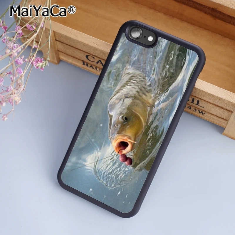 

MaiYaCa FISHING CARP UNDER WATER Phone Case Cover for iPhone 5 5s SE 6 6s 7 8 X samsung note 8 S5 S6 S7 edge S8 S9 Plus Shell