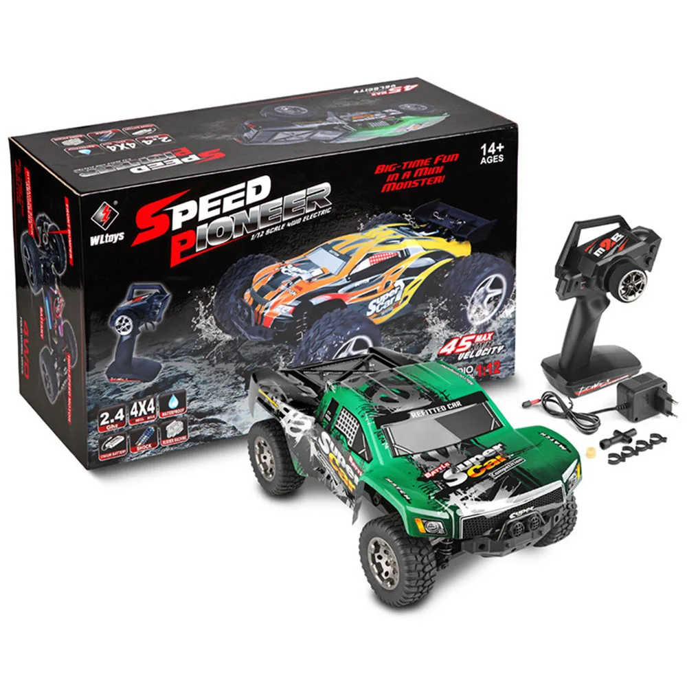 

WLtoys 12403 1:12 RC Car 2.4G Remote Control Climbing Truck Durable Racing Super 1:12 Pick Up Model Cool Children Gift