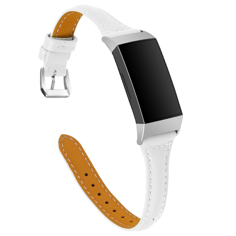 Joyozy для Fitbit Charge 3 Кожаный браслет ремешок для Fitbit Charge 3 фитнес-трекер Смарт-часы сменный ремешок