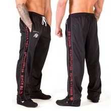 2018 Men Gyms Long pants Mid Cotton Men’s Sporting workout fitness Pants casual Fashion sweatpants jogger pant Loose trousers