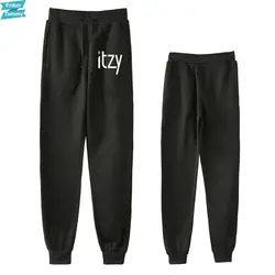 ITZY модные Printed Jogger Штаны Для женщин/Для мужчин Повседневное уличная длинные Штаны 2019 хит модных продаж пот Штаны