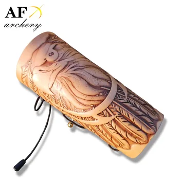 

Traditional Top Cow Leather Arm Restraint Protector Guard pull Bow protect Arm for Shooting Barcer Hunting Archery Accessory