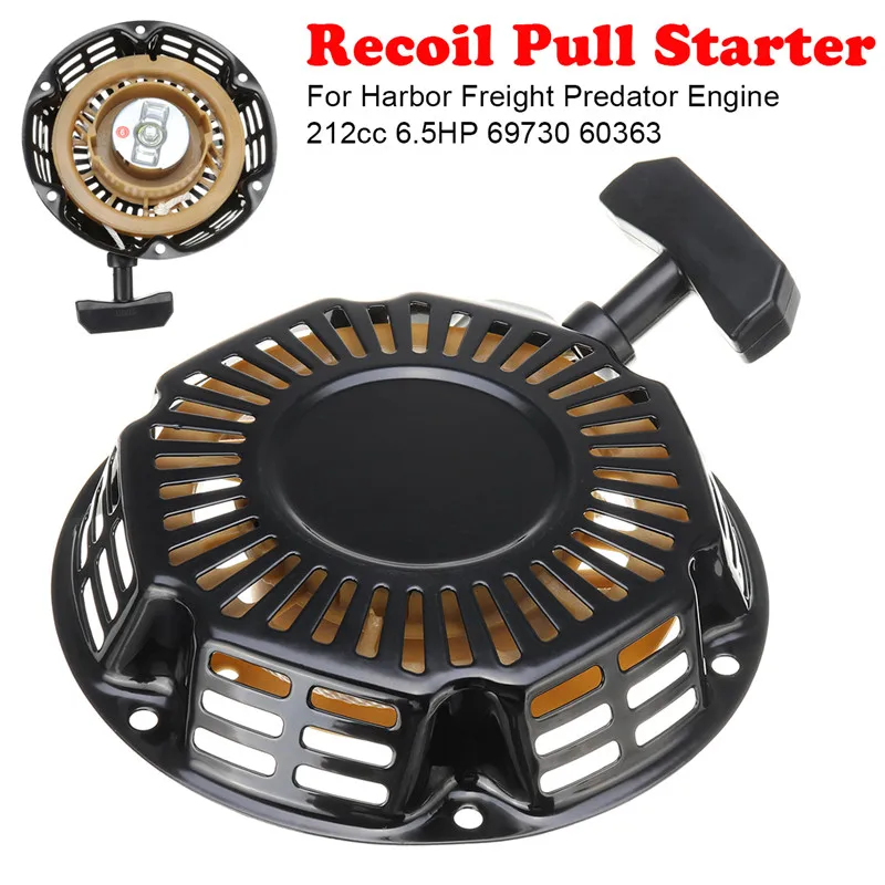 

Recoil Pull Starter For Harbor Freight Predator Engine 212cc 6.5HP 69730 60363 Durable Quality