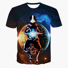 New Arrive Men Women Summer Casual tee shirts Fashion Cartoon Avatar t shirts Hipster 3D t shirt Street Hip Hop tshirts tops