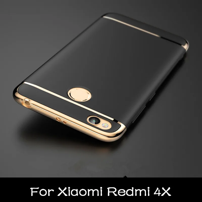 

HangRui Redmi 4X Case 5.0inch For Xiaomi Redmi 4X Case Hard PC Plating 3in1 Full Cover Case For Xiaomi Redmi 4X Fundas redmi 4 X