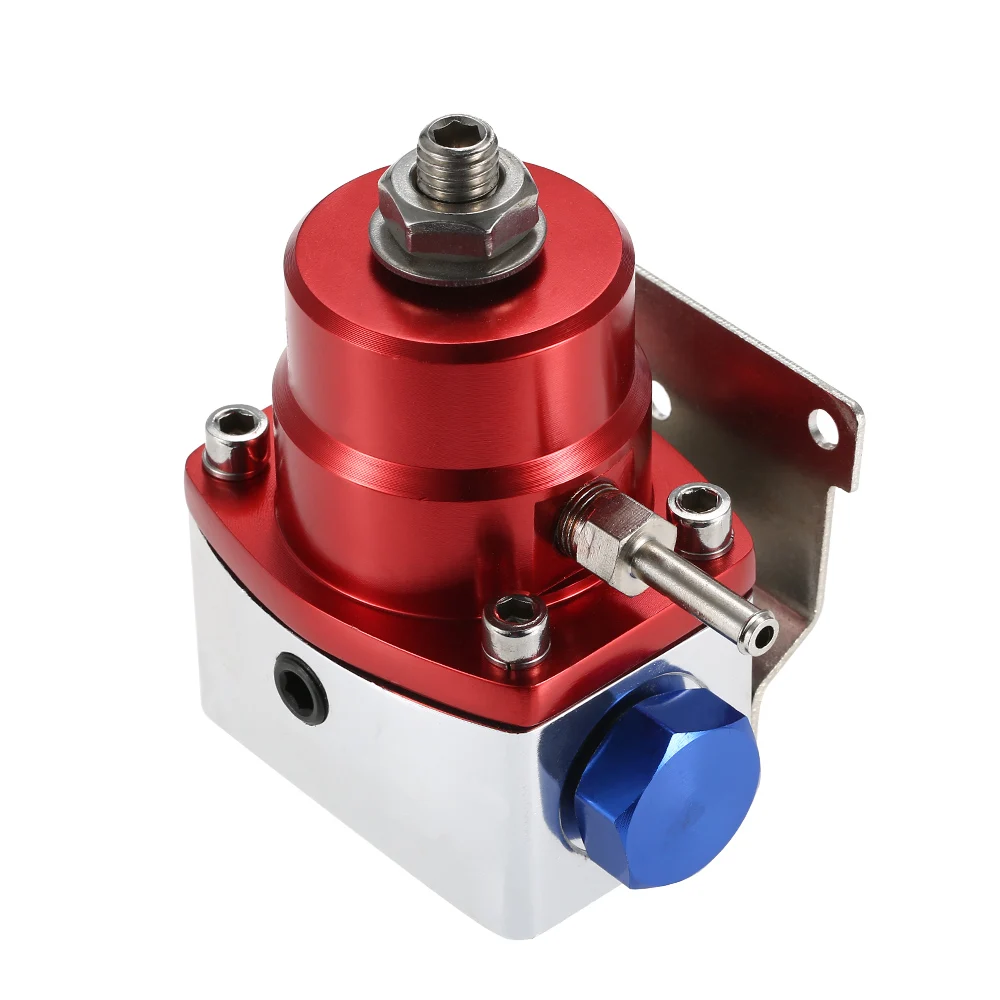 

Universal Adjustable 0-160PSI AN6 Fitting EFI Fuel Pressure Regulator Kit with Line Hose