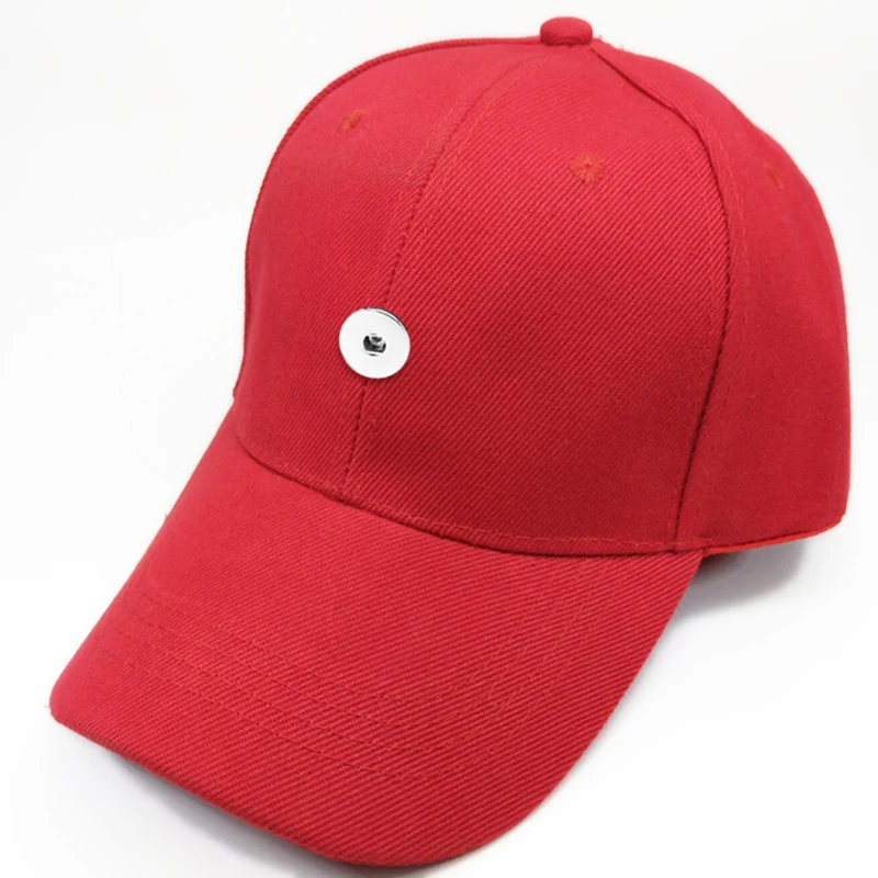 sports Baseball 18mm Snap button Caps DIY jewelry Hats TW206in Jewelry Packaging & Display from