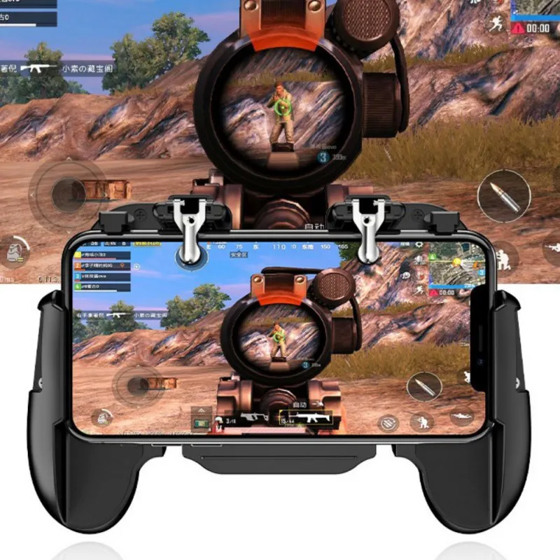  H5II Cooling Fan Gamepad Joystick Mobile Phone for PUBG Game Gamepads For iPhone/ Samsung /Huawei /