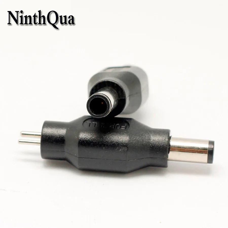 

1pcs Round 2Pin Male DC Power Conversion Plug to Female 7.4*5.0mm Jack With Resistance for Universal Adapter for Dell Notebook