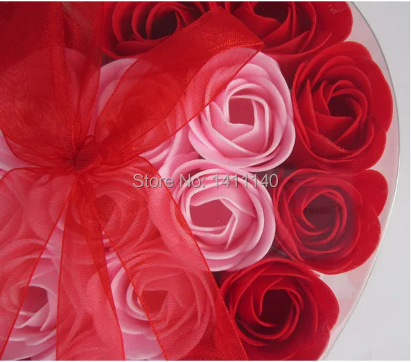 24 шт. Творческий красивый цветок розы Мыло свадебной подарки сувениры Baby Shower пользу подарок