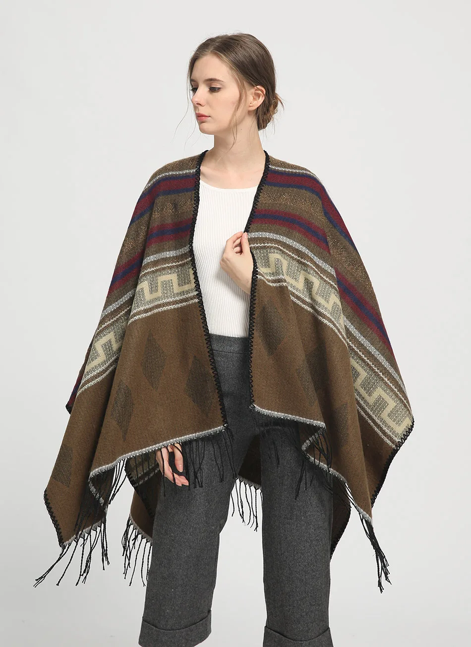 SAN VITALE шарфы для женщин для шали зимний теплый шарф Элитный бренд мягкие модные утепленные плед обертывания одеяло шерст