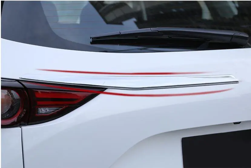 Для Mazda CX 5 2017 2 шт. хромированная крышка багажника из АБС пластика задняя дверь