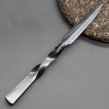 Чайный нож Longquan ручной работы из рафинированной стали, инструмент для торта, инструмент для украшения чайной церемонии, аксессуары для декора