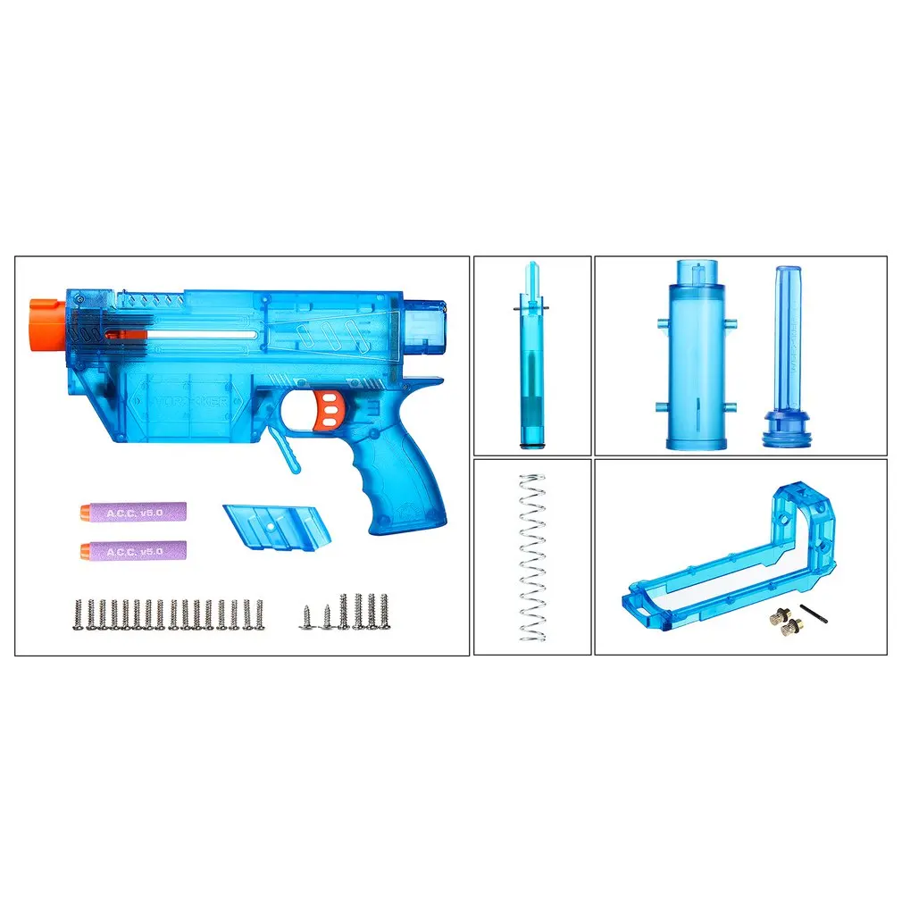 Работник YY-R-W013/14/15/16/17/18 мод Наборы Набор для Nerf N-Strike Elite Stryfe Blaster длинные пули A/B насос Kit электронная игрушка оружейные аксессуары