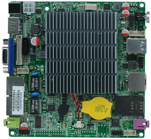 Материнская плата Nano itx 12 см * безвентиляторная мини материнская для ПК В ЦП J1900