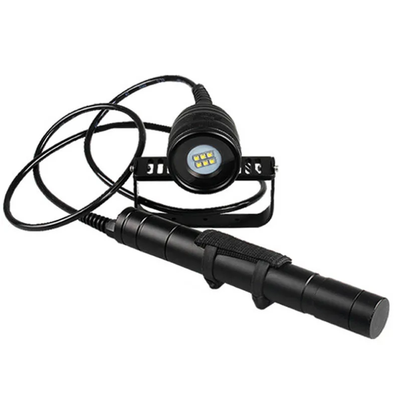 Brinyte DIV10W светодиодный канистра видео светильник CREE XML2 4500lm светодиодный подводный Электрический фонарик для дайвинга 200 м подводный фонарь