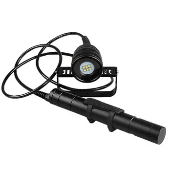 

Brinyte DIV10W LED Canister Video Light CREE XML2 4500lm LED Scuba Diving Torch Flashlight 200M Underwater Lamp