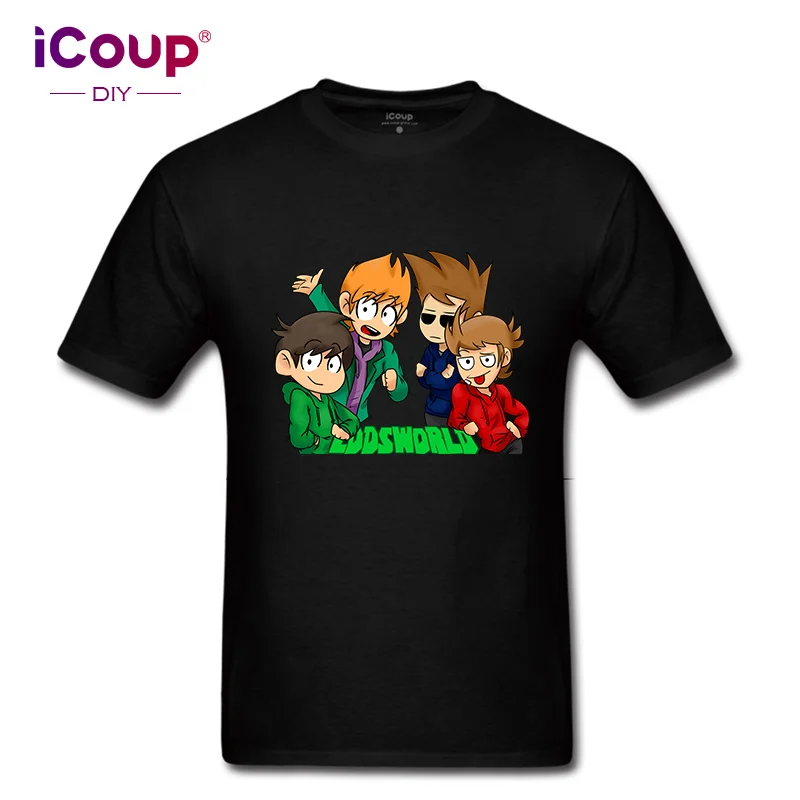 ICoup мужской Eddsworld EW 100% хлопок с коротким рукавом | Мужская одежда