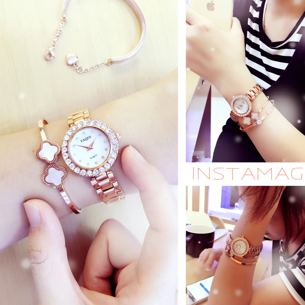 2018 Famale Bracelet Rhinestone Watch Fashion Women's Waterproof Diamond Watches Lady Stainless Steel Band Relogio Feminino 2018 Famale Bracelet Rhinestone Watch Fashion Women's Waterproof Diamond Watches Lady Stainless Steel Band Relogio Feminino