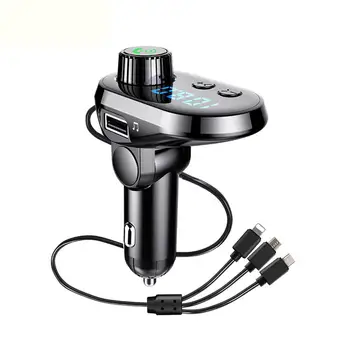 

Car MP3 Player HD Blue Screen Bluetooth FM Transmitter V5.0 Car MP3 Player TF Card 5V/3.1A Audio Car Modulator Car Modulator