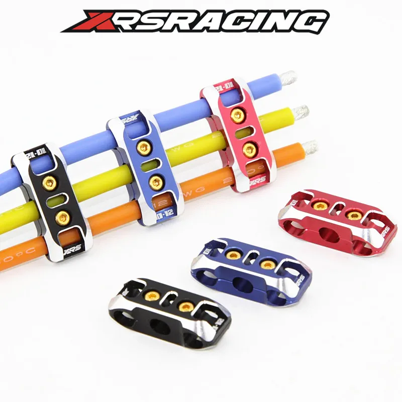 XRSRACING ЧПУ закаленная батарея двигателя ESC 12AWG 10AWG синий/красный разъем силиконовая