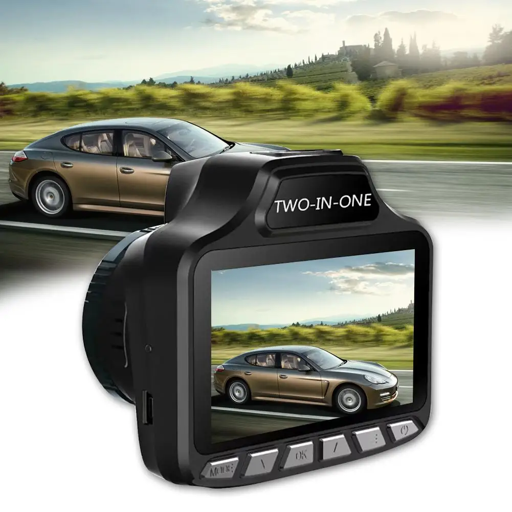 

HOT 2 in 1 720P HD LCD Screen Car DVR Camera Video Recorder Radar Speed Detector
