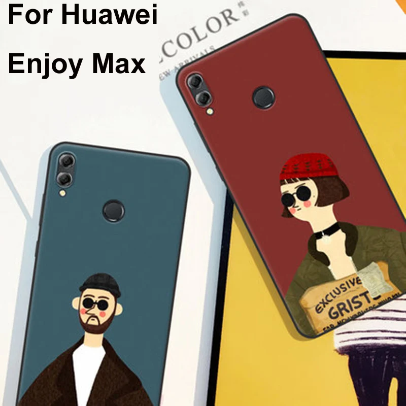Чехол 7 12 дюйма для Huawei Enjoy Max мягкий чехол влюбленных пар из ТПУ чехлы телефонов