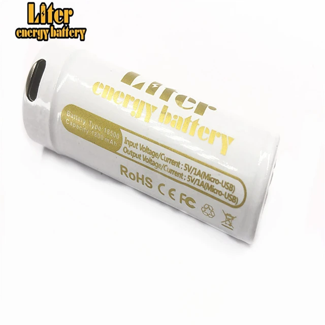 18500 usb diy power bank Li-Ion usb 18500 батарея 1800mAh 18500 литий-ионная Мощная батарея 1800MAH 3,7 V литиевая батарея с